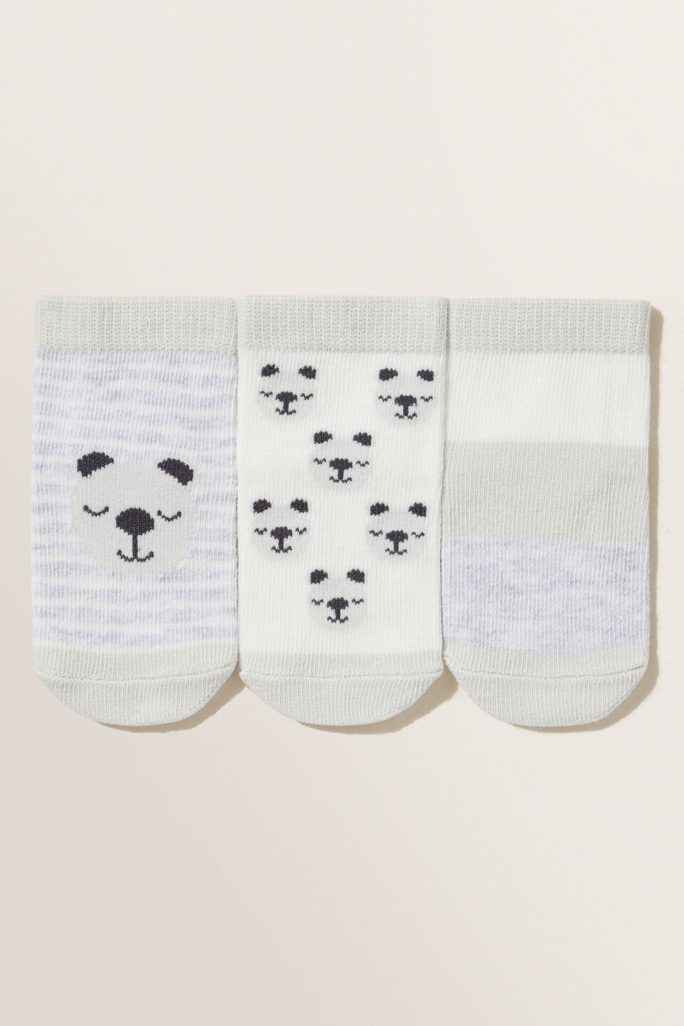 Bear Socks  Grey