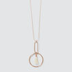 Circle Tassel Necklace    hi-res