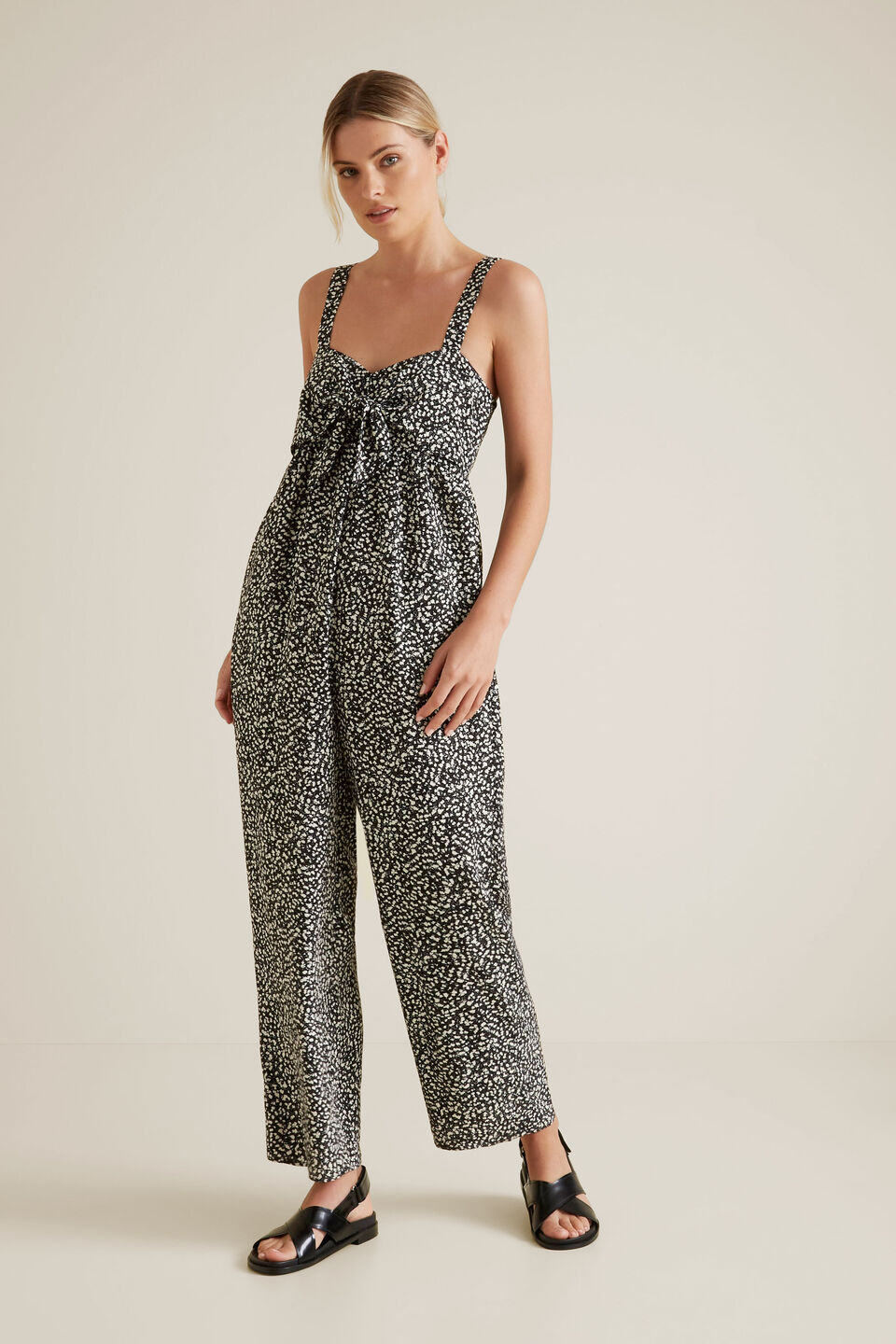 Bow Front Animal Jumpsuit  
