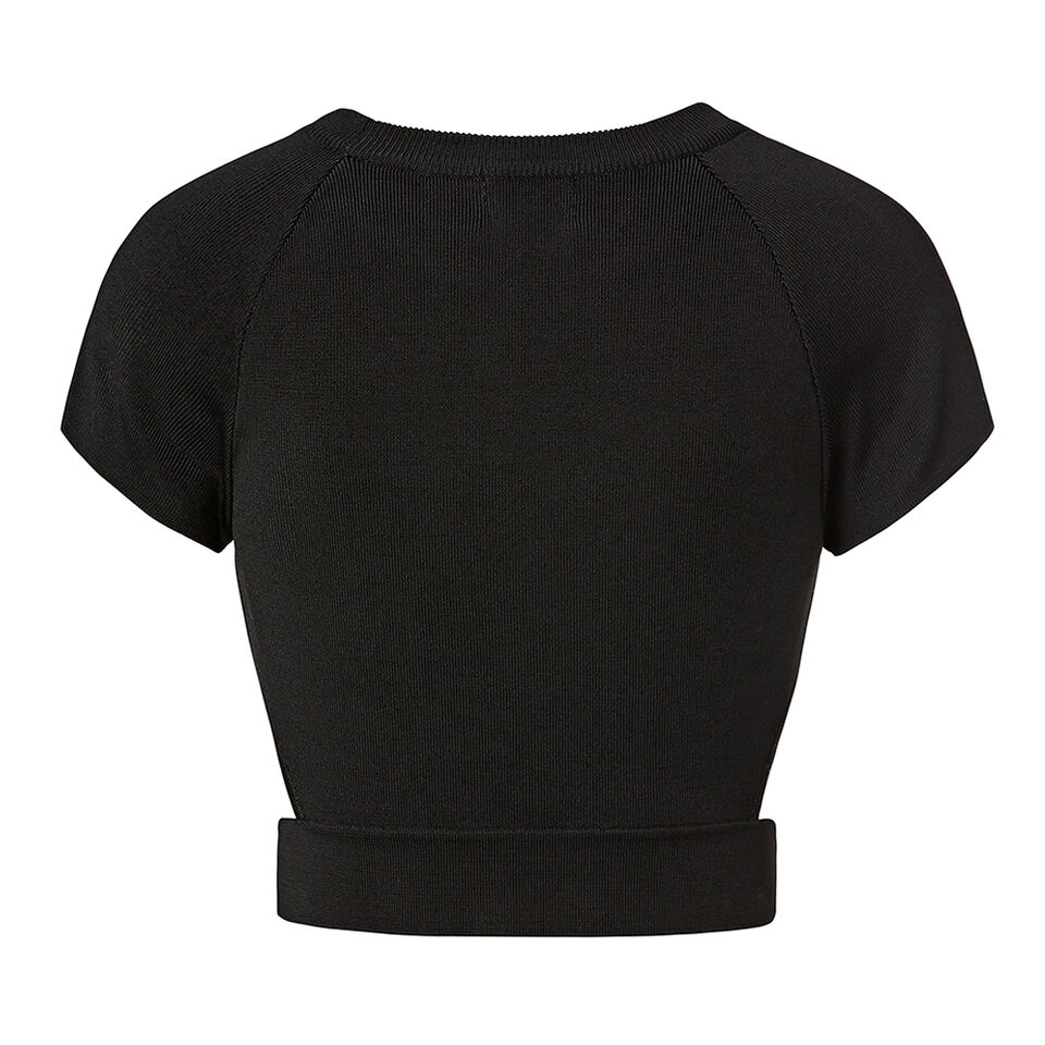 Collection Cut Out Crepe Crop Top  