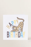 Large Tiger Happy Birthday Card    hi-res