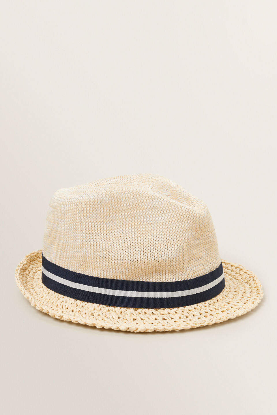 Woven Trilby Hat  