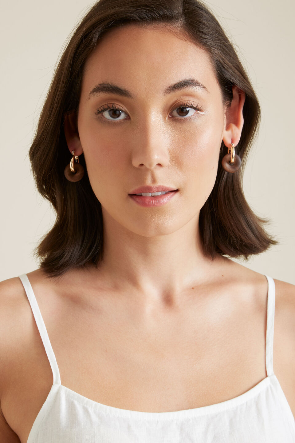 Disc Gold Hoops  