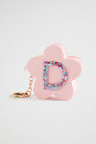 Silicone Initial Keyring  D  hi-res