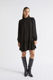 Textured Mini Dress  Black  hi-res