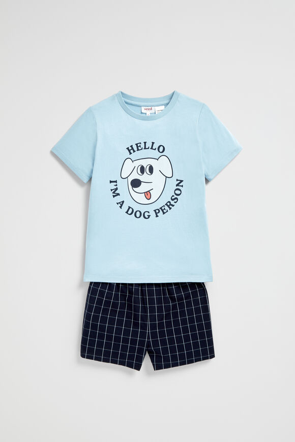 Dog Pyjama  Pale Blue  hi-res