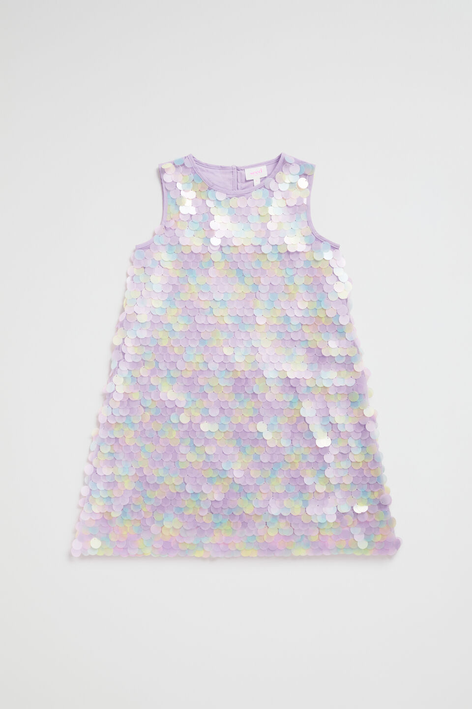 Ombre Sequin Dress  Lavender