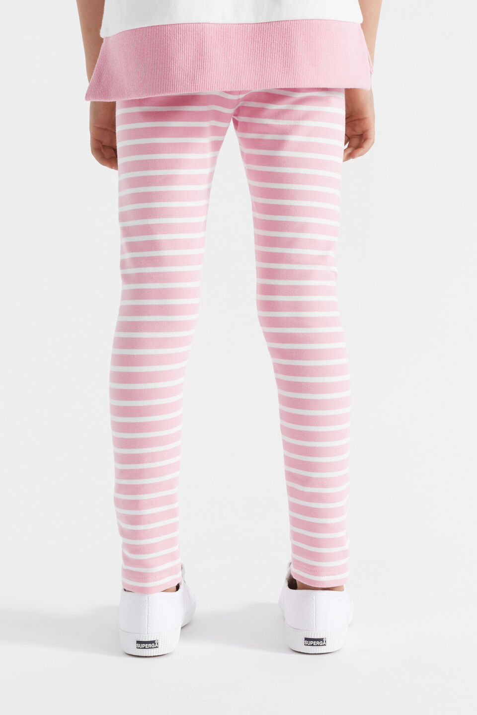 Core Stripe Legging  Candy Pink