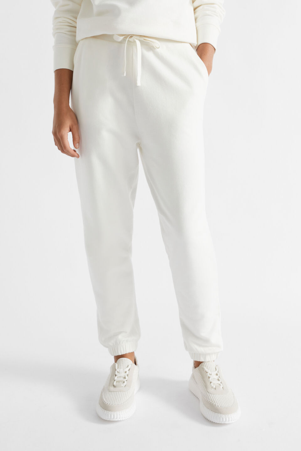Heritage Terry Trackpant  Cloud Cream