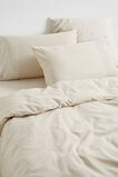 Leon Standard Pillowcase  Natural  hi-res
