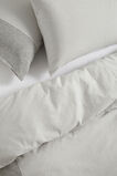 Leon Standard Pillowcase  Silver Grey  hi-res