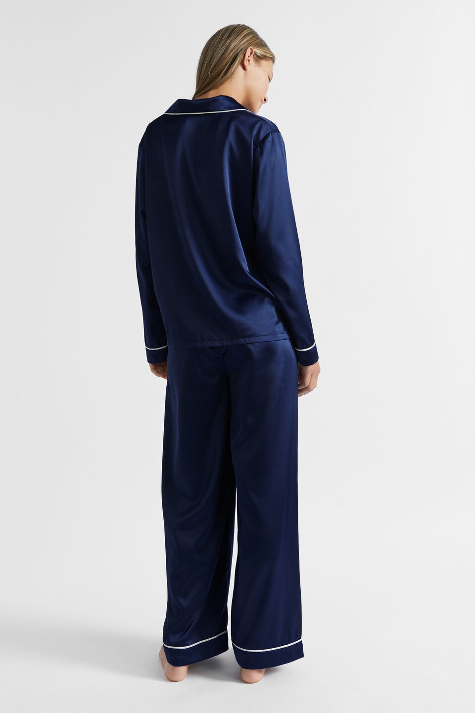 Satin Pyjama  Ink Blue