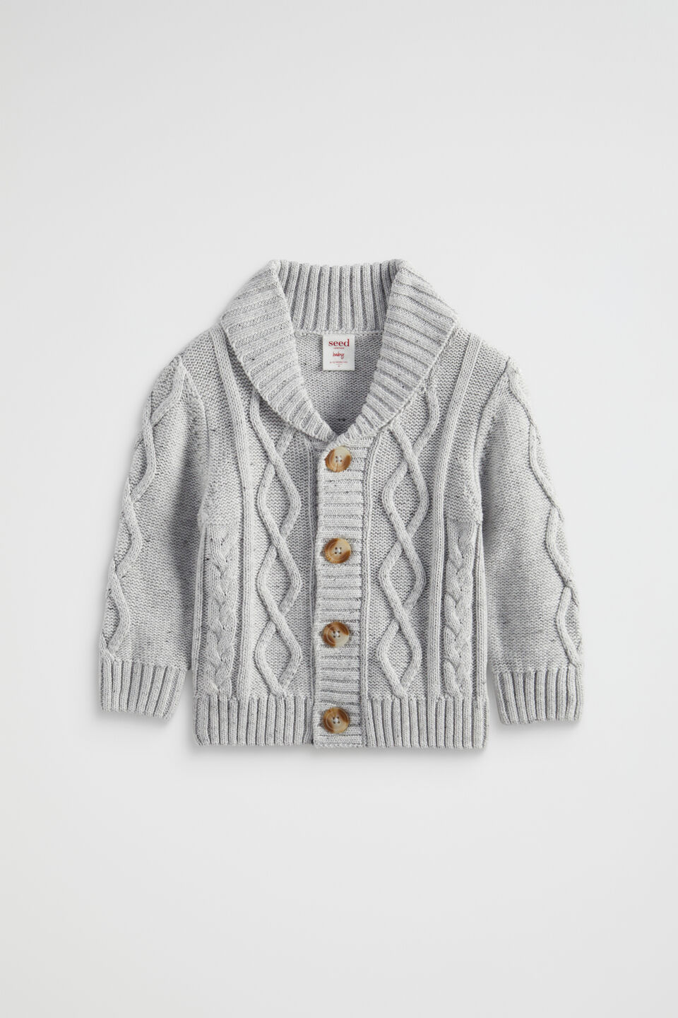 Cable Cardigan  Cloudy Marle