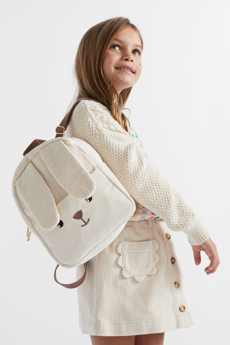 Cord Bunny Backpack  Multi