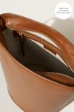 Leather Bucket Bag  Tan  hi-res