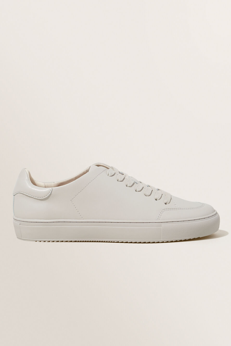 Leather Sneaker  Grey