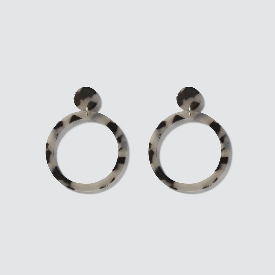 Circle Tort Earrings  