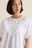 Frill Check Blouse    hi-res