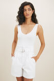 Fitted Knit Top  Whisper White  hi-res