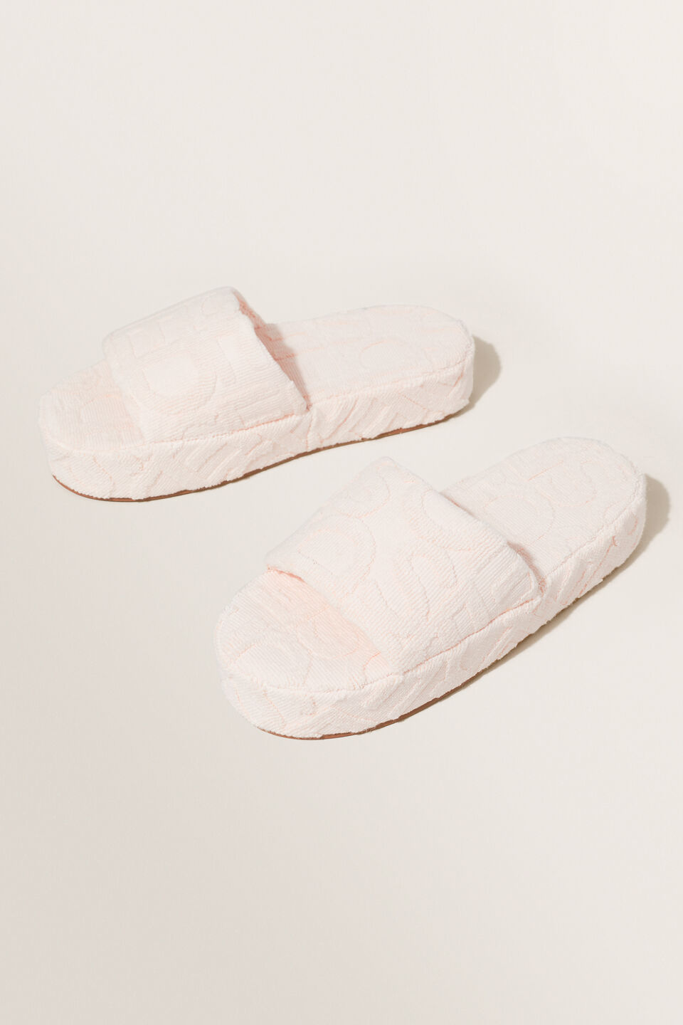 Christa Terry Towel Sandal  Pale Blossom