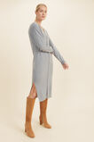 Knit Midi Dress  Mid Grey Marle  hi-res