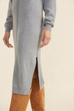 Knit Midi Dress  Mid Grey Marle  hi-res