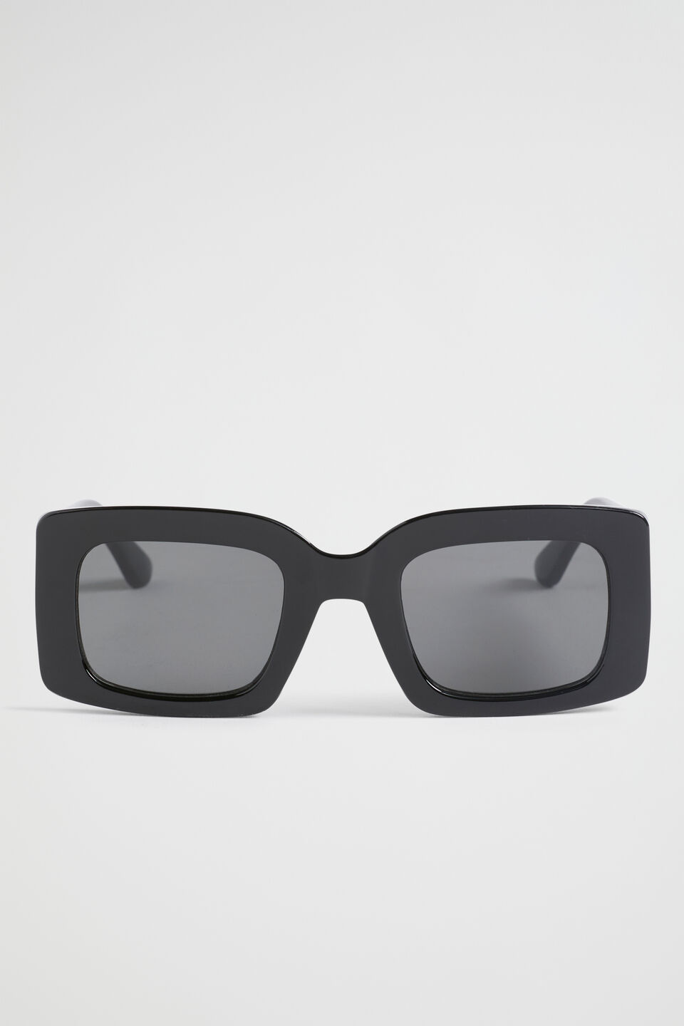 Lou Rectangle Sunglasses  Black