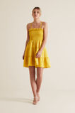 Textured Stripe Mini Dress  Gold Rush  hi-res