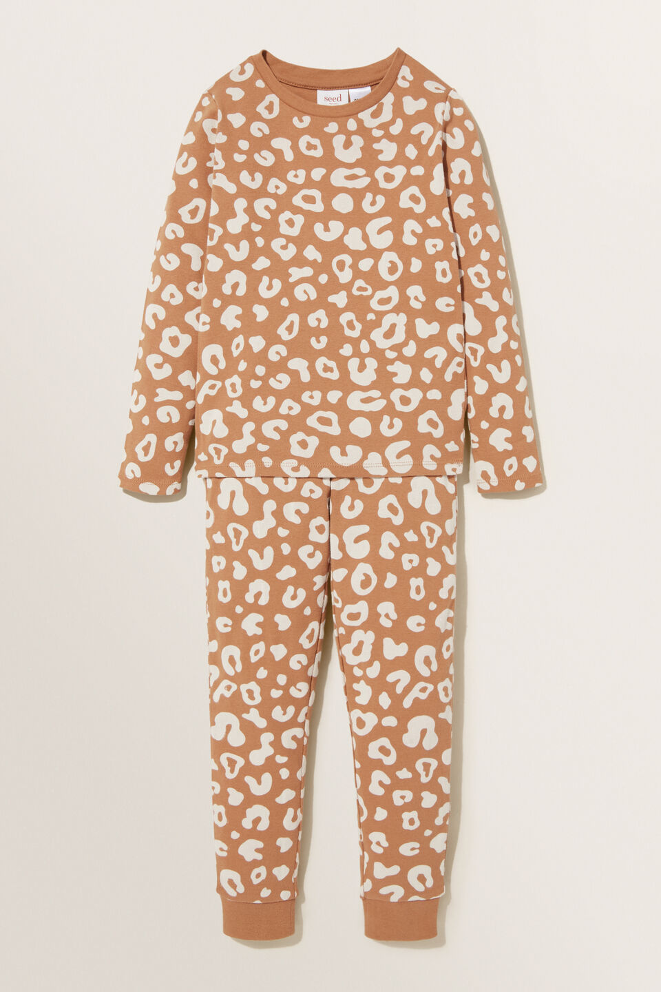 Ocelot Long Sleeve Pyjamas  Ginger
