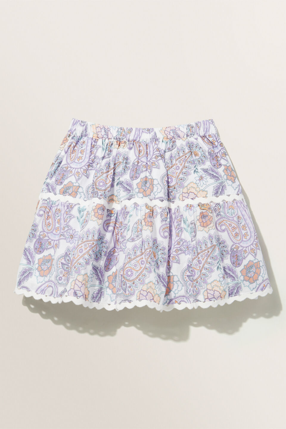 Paisley Skirt  Violet