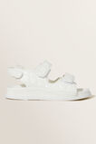 Quilted Footbed Slide  White  hi-res
