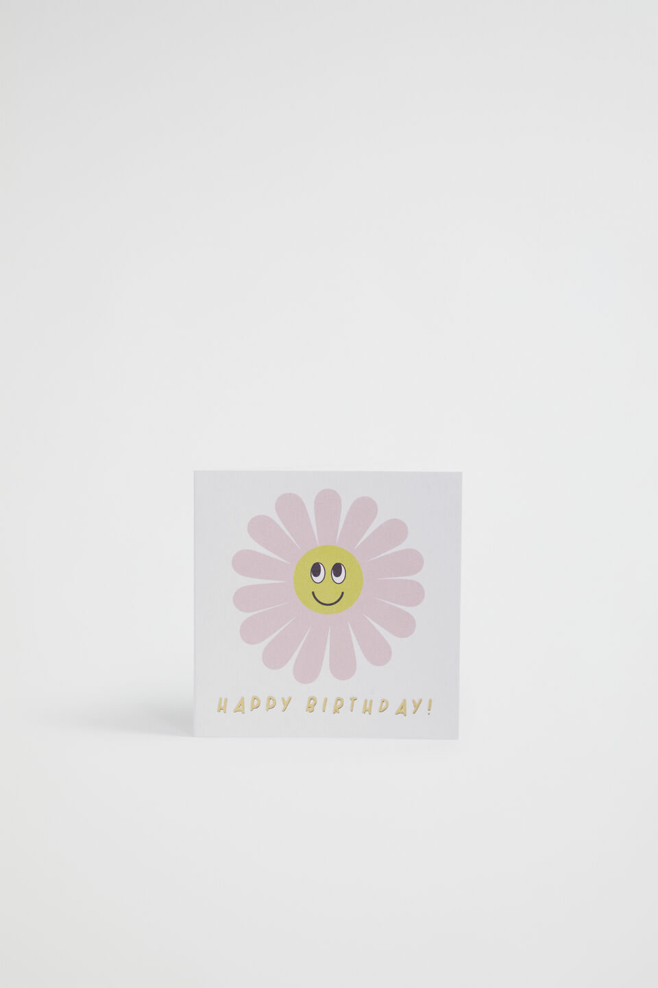 Small Happy Birthday Daisy Card  Multi