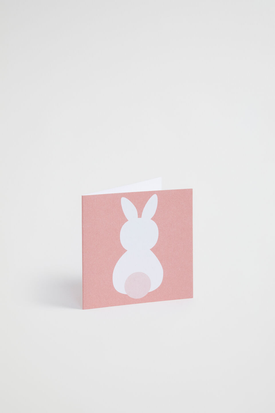 Small Bunny Card  Peach