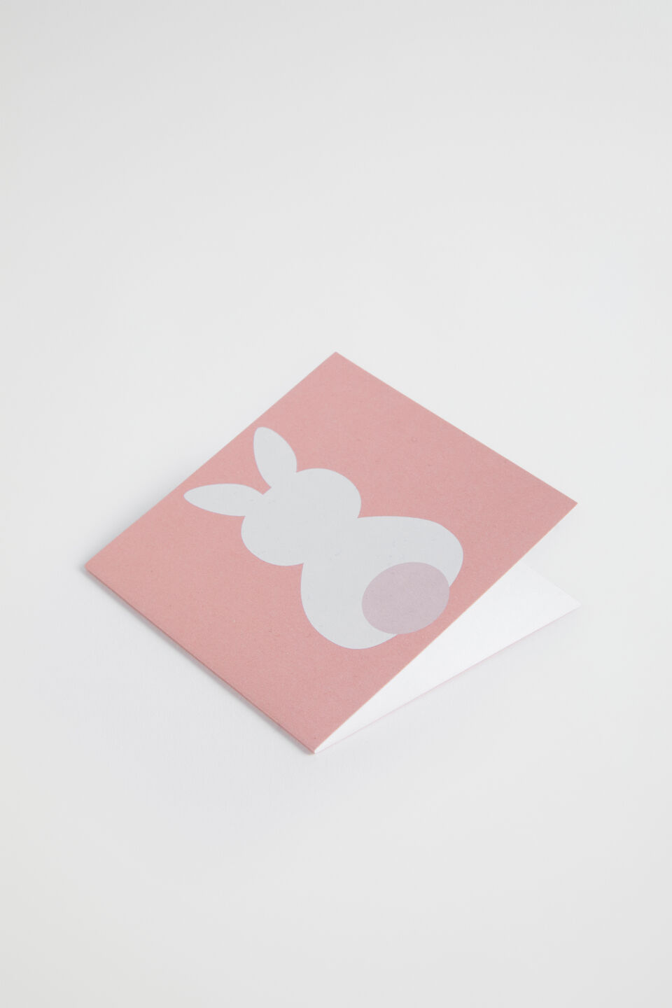 Small Bunny Card  Peach