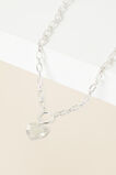 Heart Pendant Necklace  Silver  hi-res