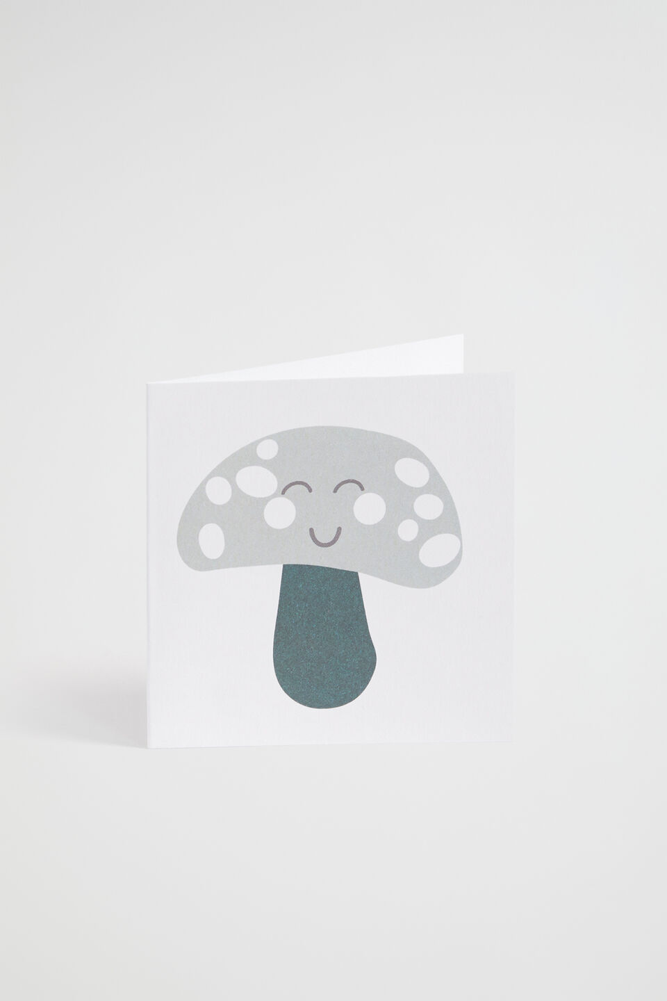Small Happy Mushroom Card  Multi