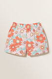 Floral Linen Shorts  Clementine  hi-res
