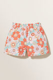Floral Linen Shorts  Clementine  hi-res