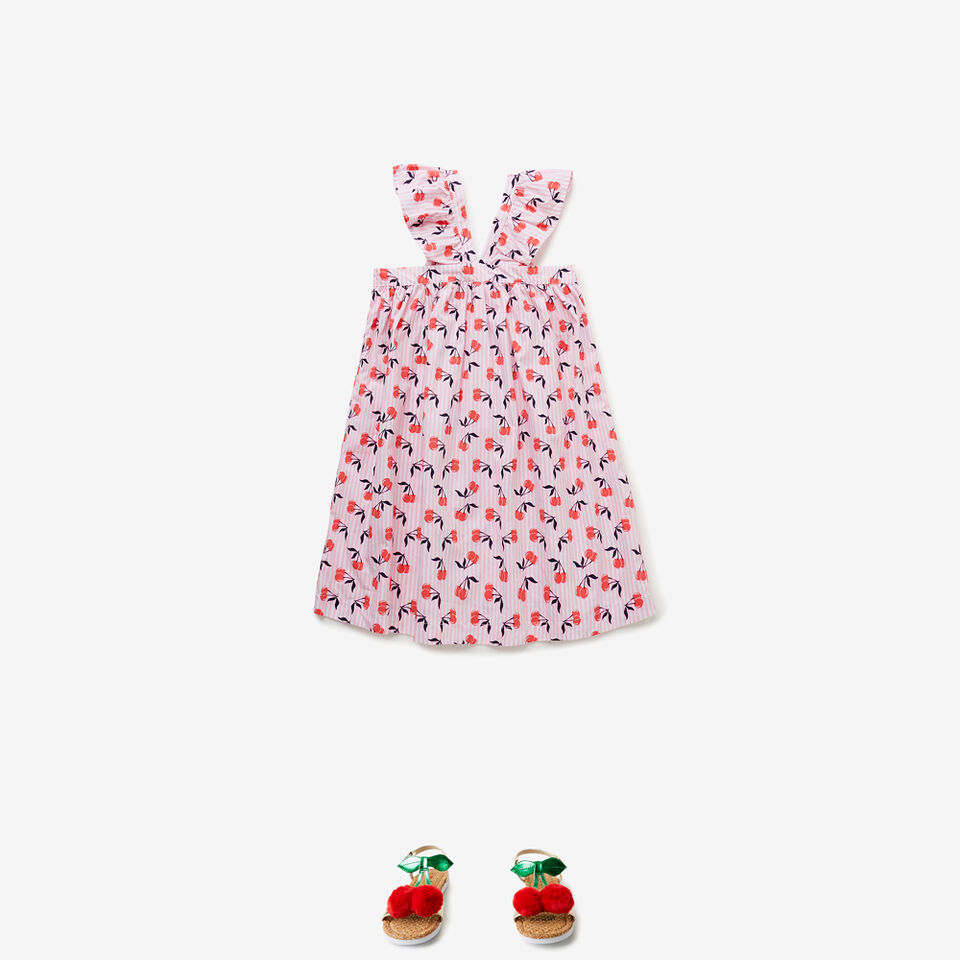 Cherry Yardage Dress  
