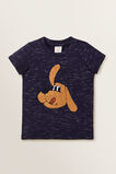 Chenille Dog Tee  Midnight Space Dye  hi-res