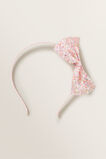 Glitter Bow Headband  Pink  hi-res