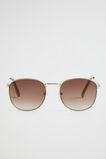 Rose Metal Sunglasses  Gold  hi-res