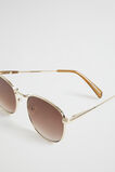 Rose Metal Sunglasses  Gold  hi-res