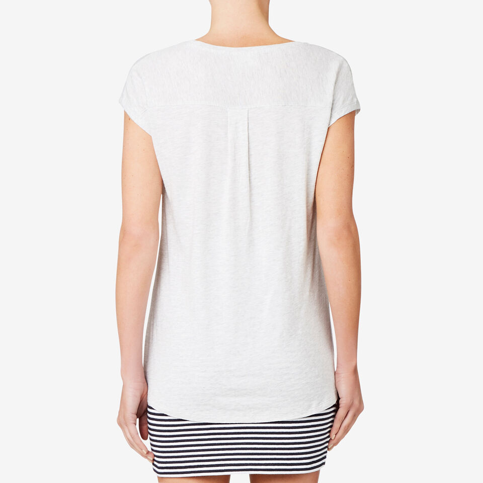 Knot Front Tee  