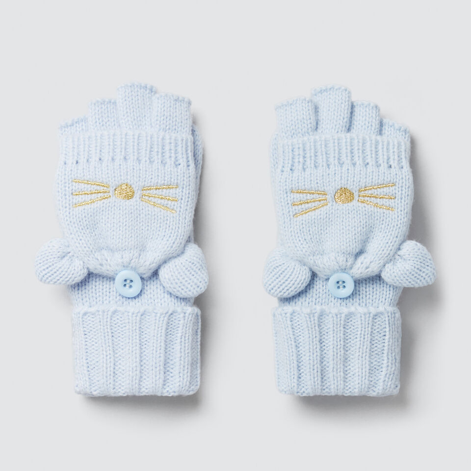 Knitted Cat Gloves  