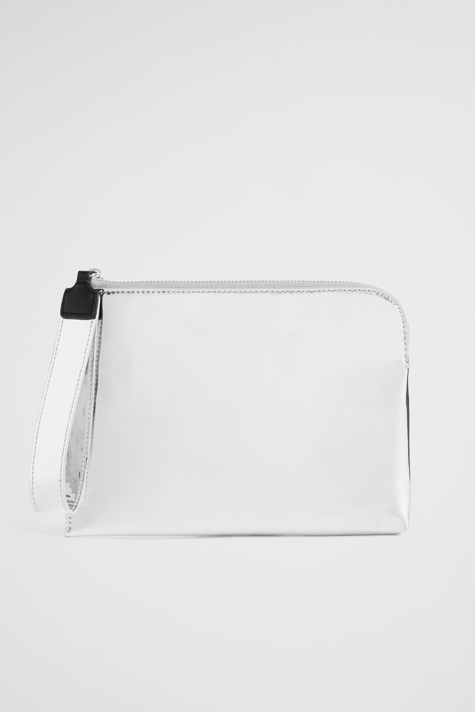 Seed Metallic Pouch  Silver