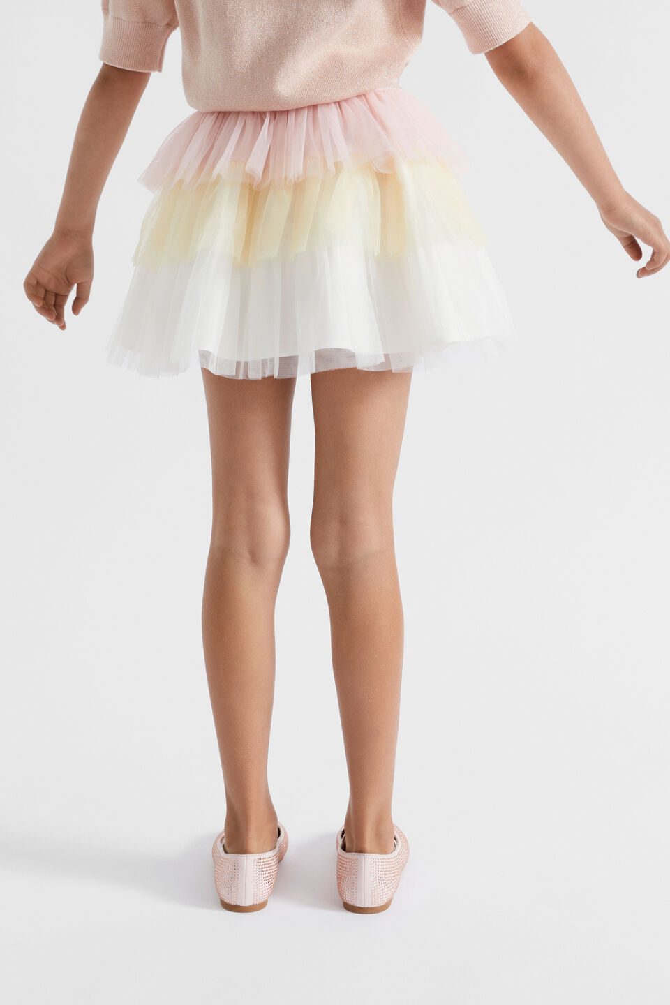 Tiered Tulle Skirt  Multi