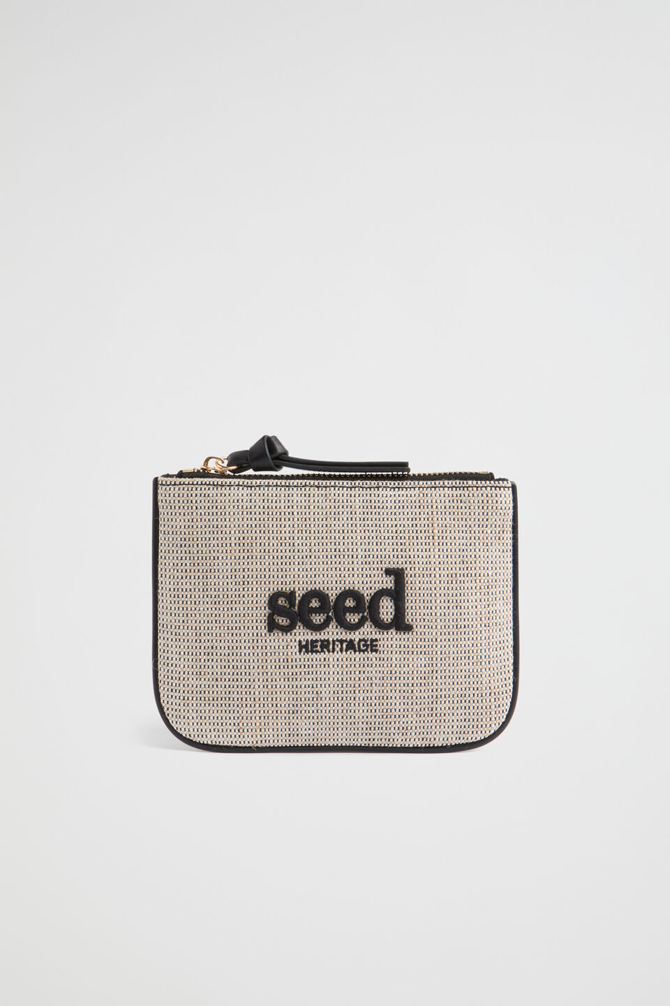 Seed Mini Pouch  Black Natural