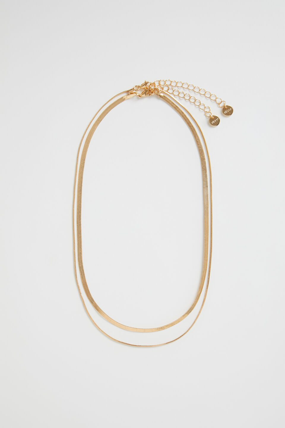 Double Layer Necklace  Gold