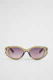 Renee Cat Eye Sunglasses  Pistachio  hi-res